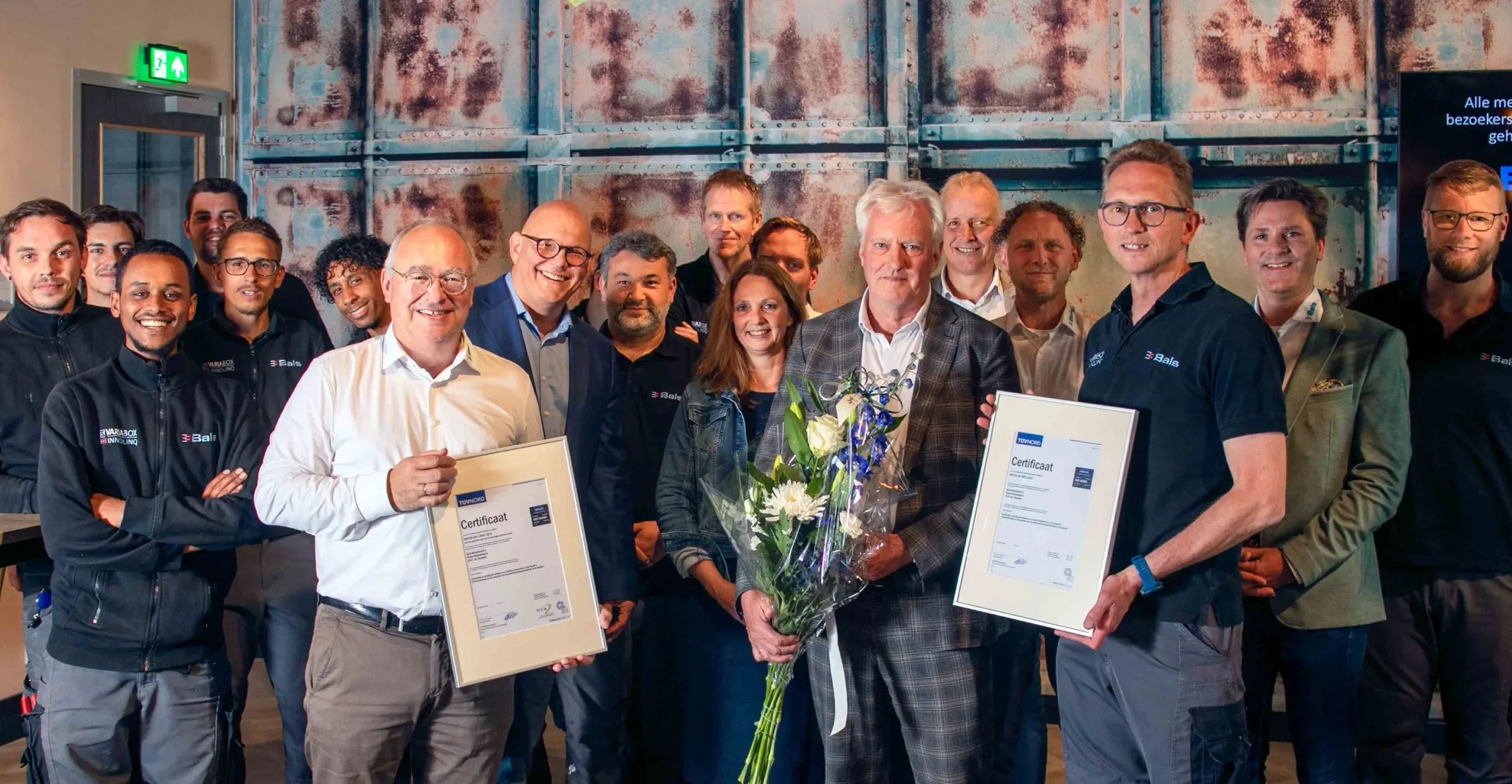 Bals Nederland ISO 14001 gecertificeerd